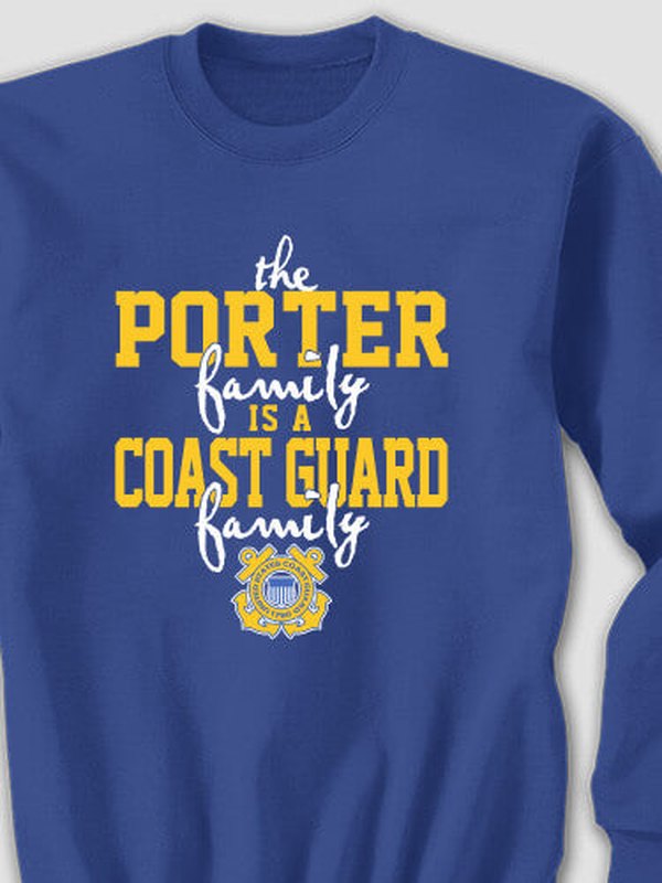 Coast Guard Family : Printed Sweatshirts product image 1