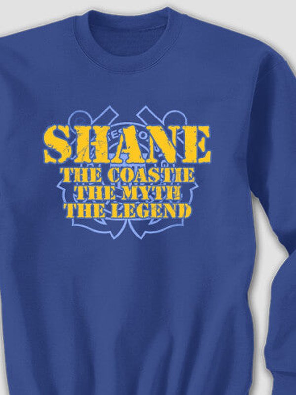 Coast Guard Myth Legend : Printed Sweatshirts product image 1