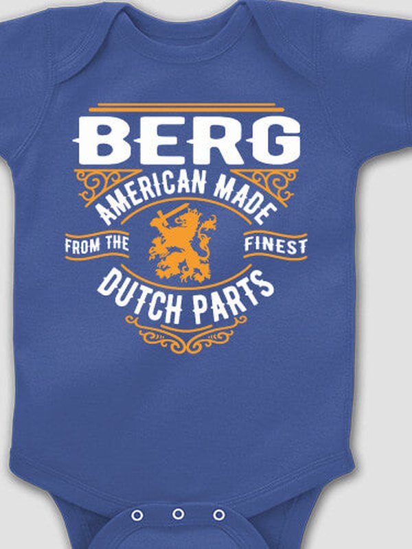 Dutch Parts : Printed Baby Bodysuits