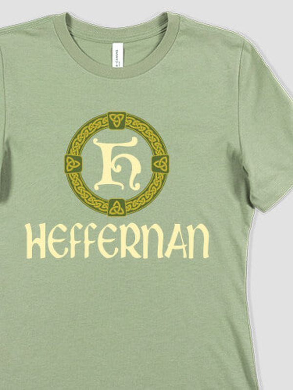 Celtic Wreath Monogram : Premium Printed T-Shirts