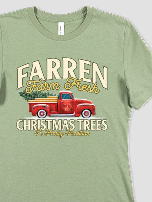 Christmas Tree Farm : Premium Printed T-Shirts