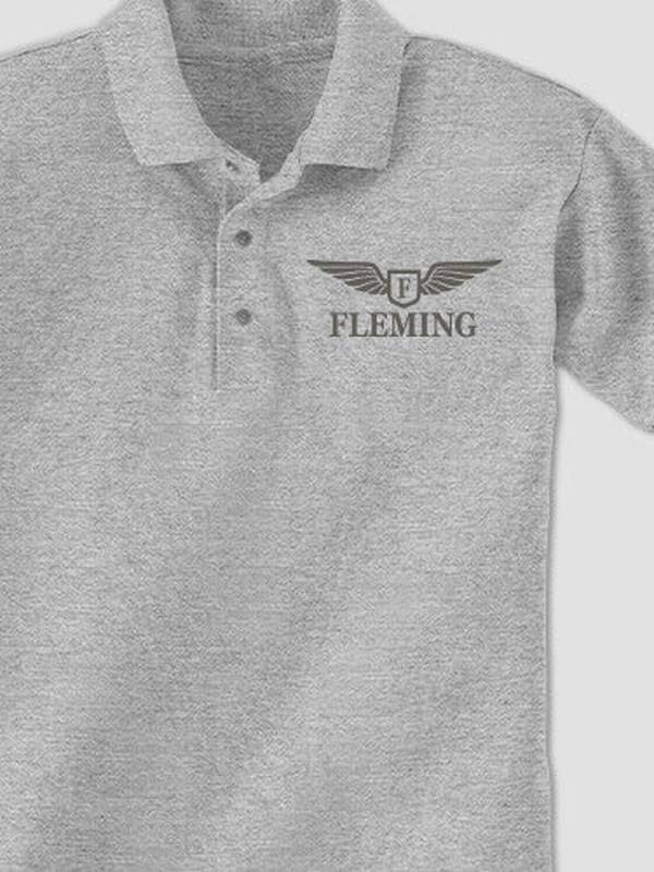 Aviation Monogram : Embroidered Polo Shirts product image 3