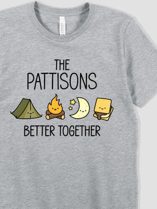 Better Together Camping : Premium Printed T-Shirts