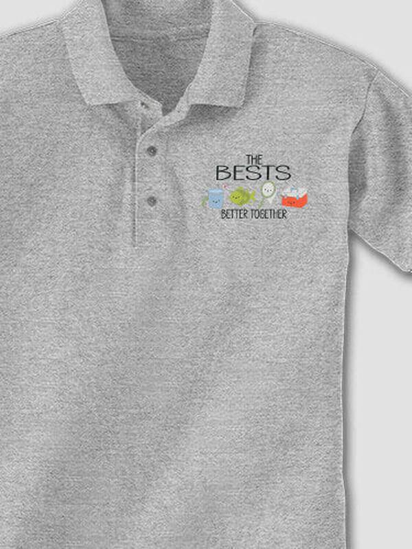 Better Together Fishing : Embroidered Polo Shirts product image 3