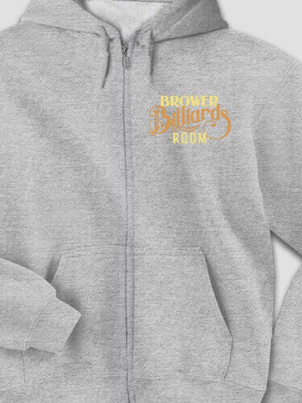 Billiards Room : Embroidered Zip Hoodies product image 4