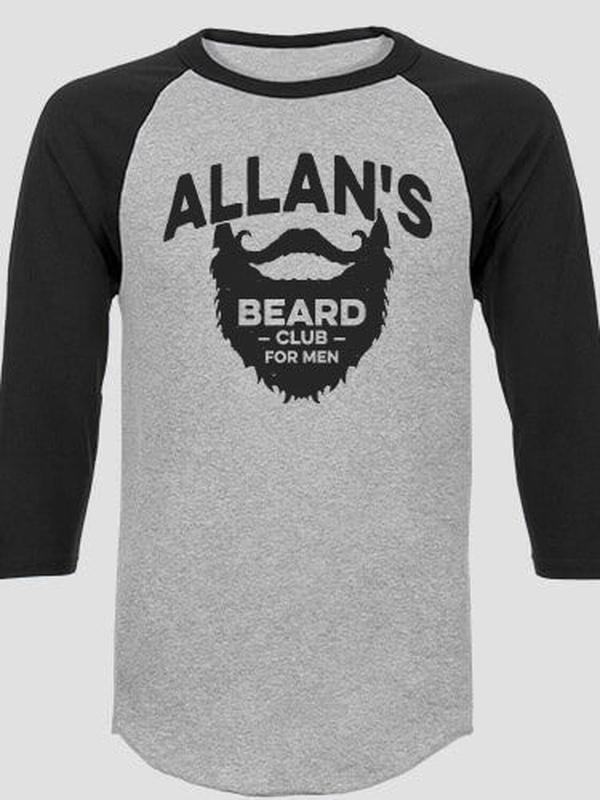 Beard Club : Printed Raglan Shirts