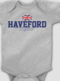 British Flag : Printed Baby Bodysuits