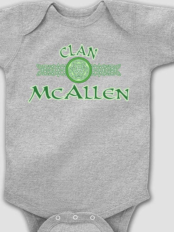 Celtic Clan : Printed Baby Bodysuits