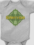 Celtic Cross : Printed Baby Bodysuits