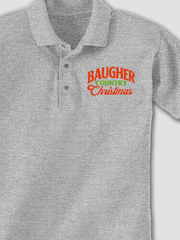 Country Christmas : Embroidered Polo Shirts product image 3