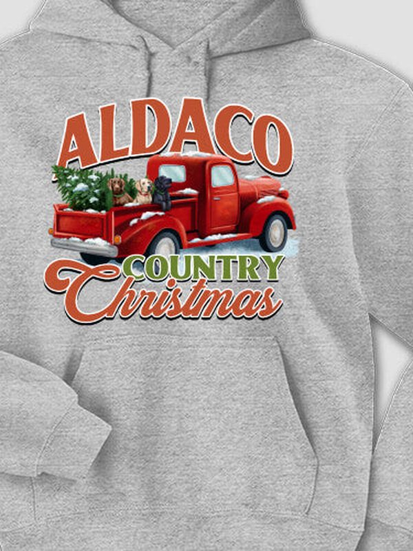 Country Christmas : Printed Hoodies product image 4