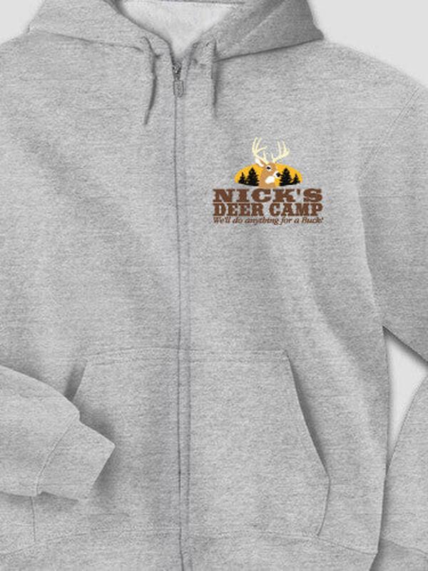 Deer Camp : Embroidered Zip Hoodies product image 4
