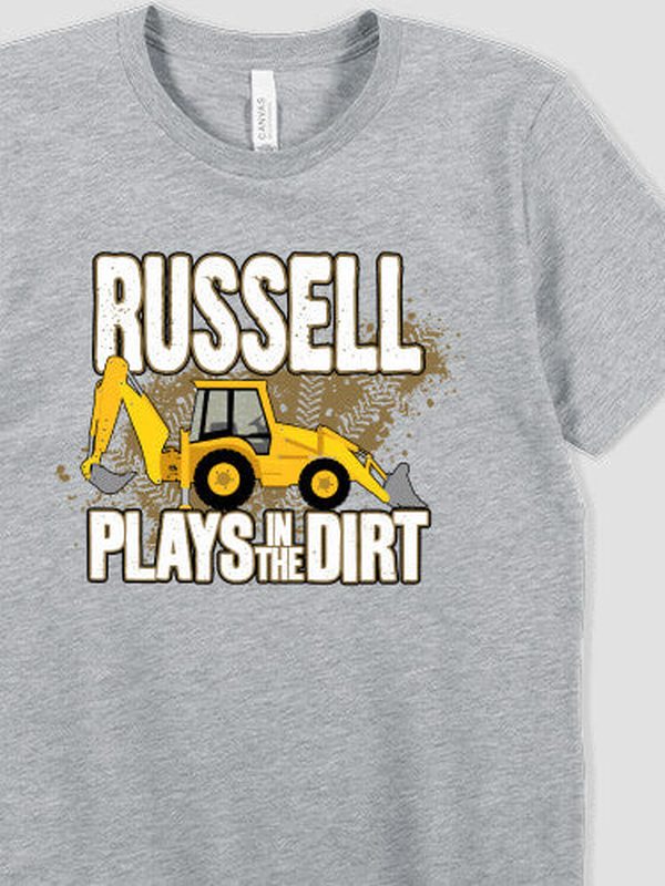 Dirt Shirt - Backhoe : Premium Printed T-Shirts product image 2