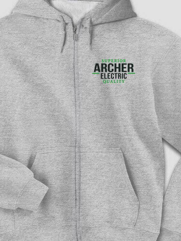 Electric : Embroidered Zip Hoodies product image 3