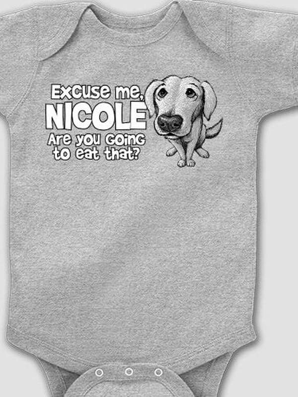 Excuse Me Dog : Printed Baby Bodysuits
