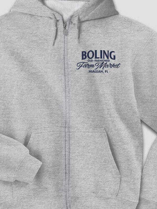 Farm Market : Embroidered Zip Hoodies