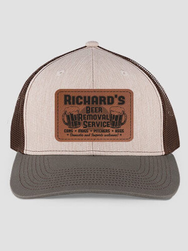 Beer Removal : Structured Trucker Hats with Patch