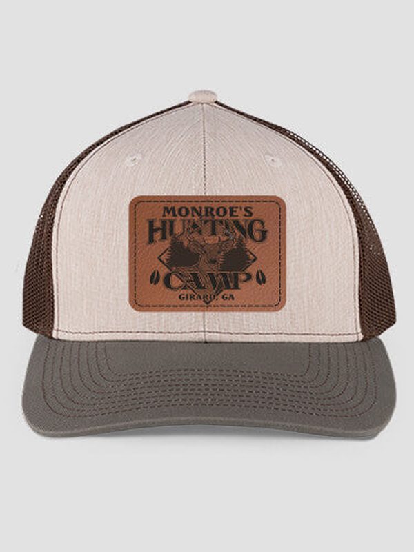 Deer Hunting Camp : Structured Trucker Hats with Patch