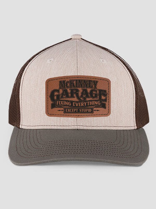 Fixing Everything Garage : Structured Trucker Hats with Patch