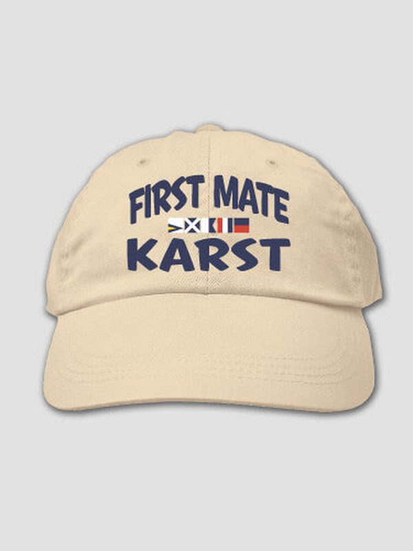First Mate : Embroidered Baseball Hats