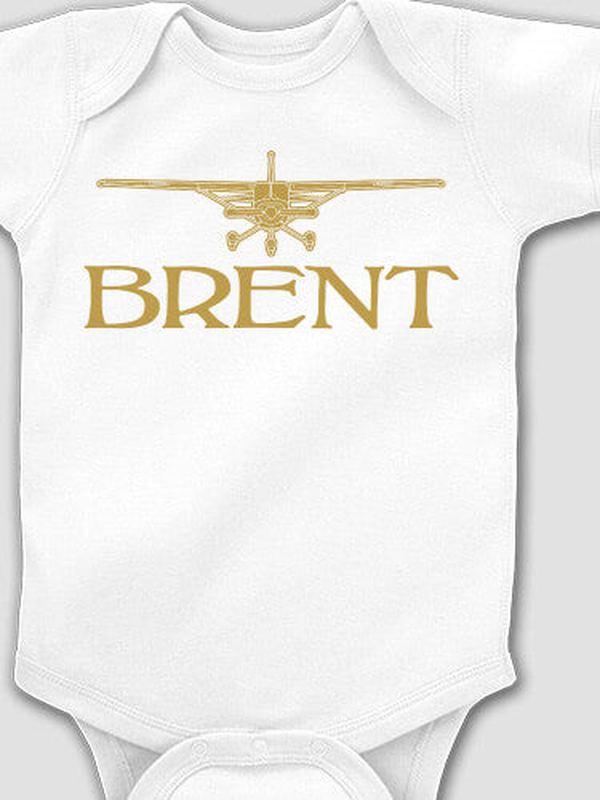 Airplane : Printed Baby Bodysuits