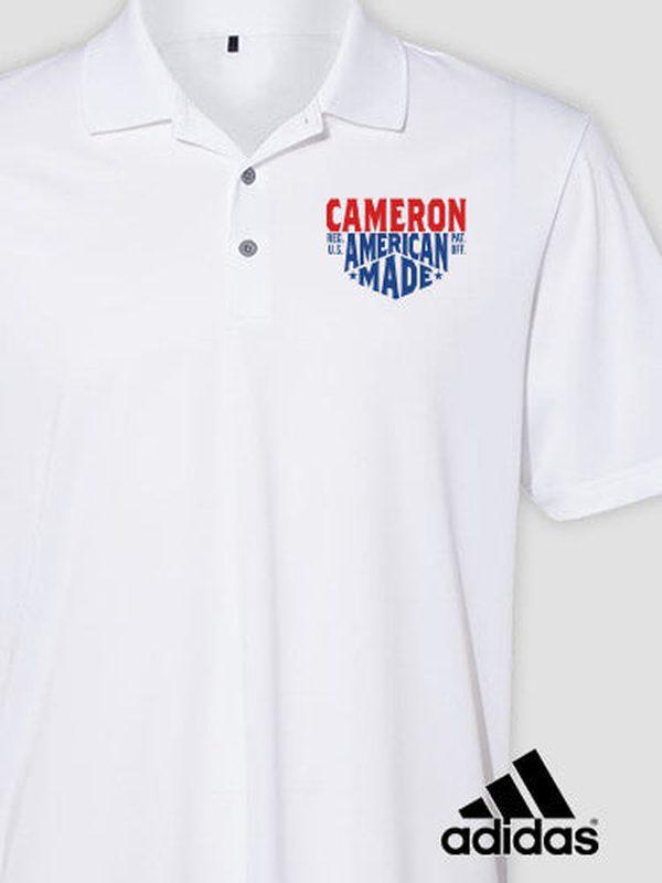 American Made : Embroidered Adidas® Polo Shirts product image 3