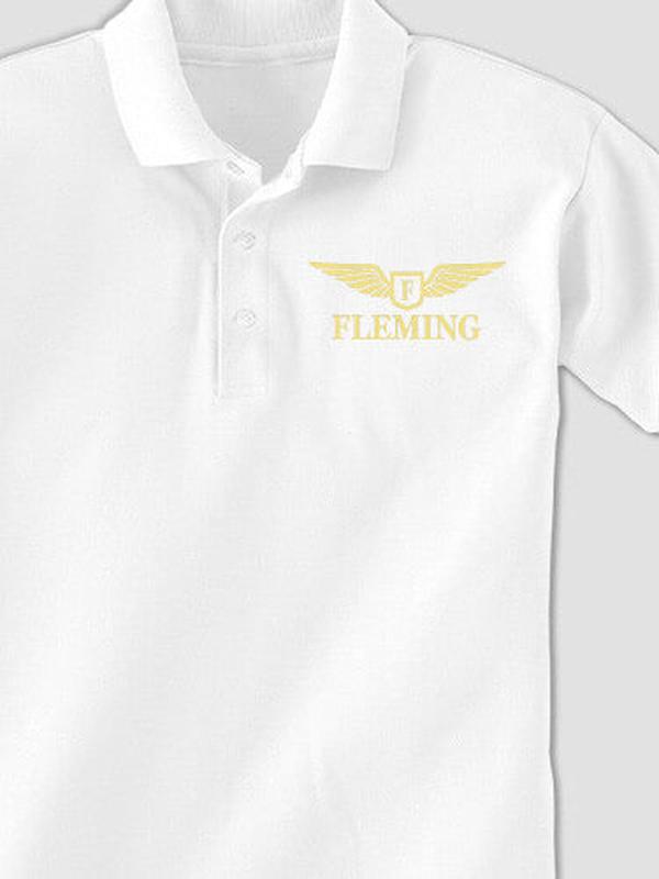 Aviation Monogram : Embroidered Polo Shirts product image 4