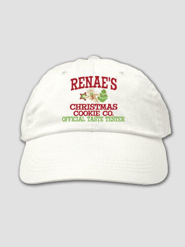 Christmas Cookie Tester : Embroidered Baseball Hats