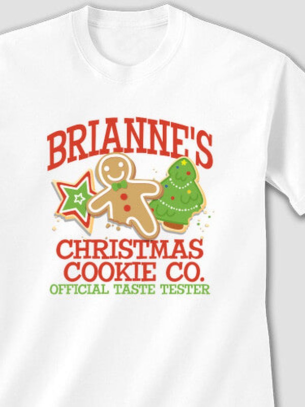 Christmas Cookie Tester : Printed T-Shirts