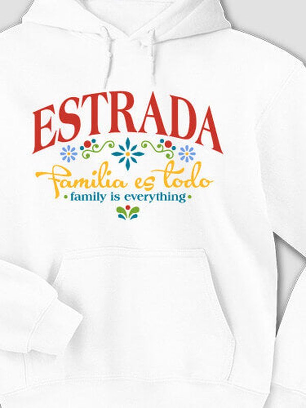 Familia es Todo : Printed Hoodies product image 4