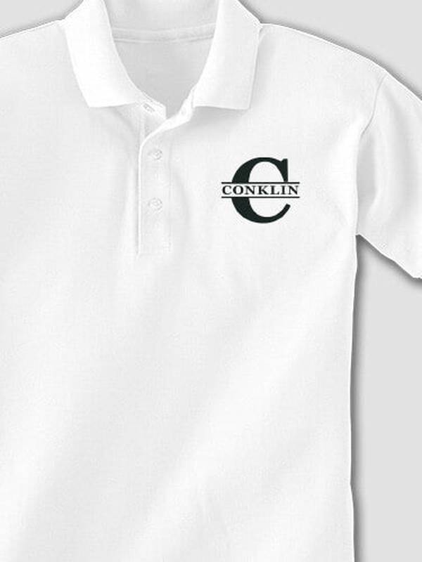Family Monogram : Embroidered Polo Shirts product image 4