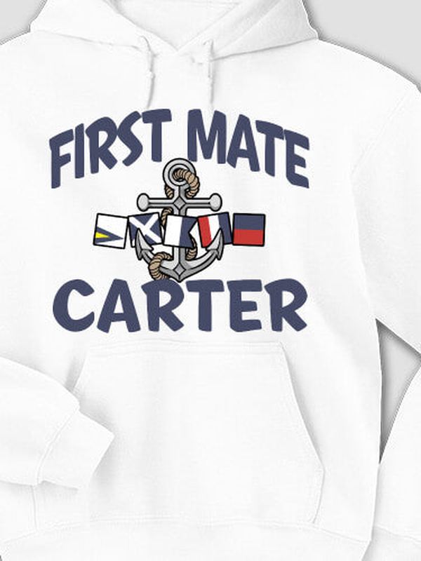 First Mate : Printed Hoodies product image 1